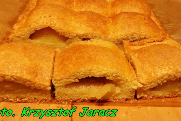 Pychotka z jabłkami.