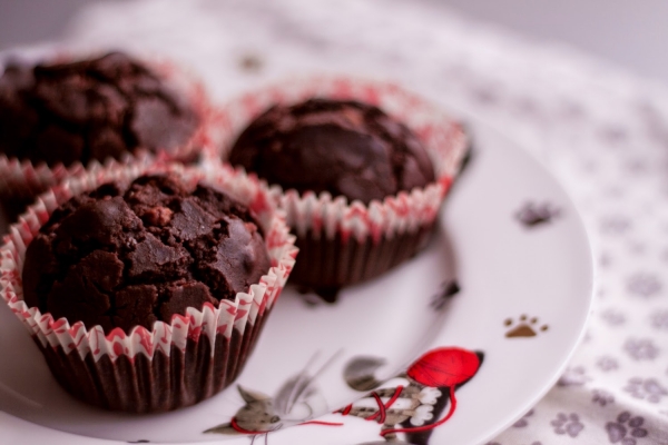 Muffinki bezglutenowe dla miłośników czekolady