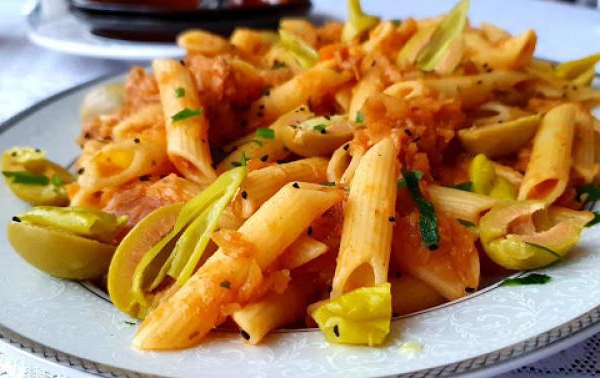 Bigos z makaronem