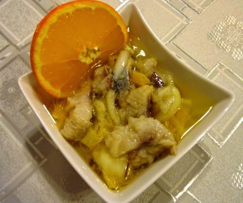 Śledzie w oleju z mandarynką