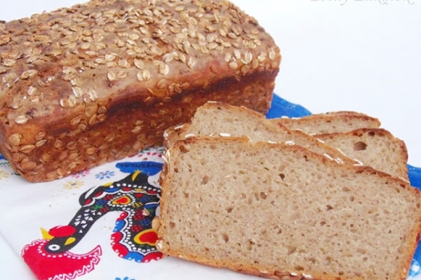 Żytni chleb z brązowym ryżem