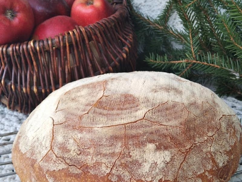 Chleb Życia, orkiszowa symfonia: kefir i jabłoń