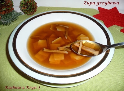 Wigilijna zupa grzybowa 
