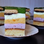 Kolorowe ciasto piankowe...