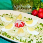 Jajka w sosie tatarskim 