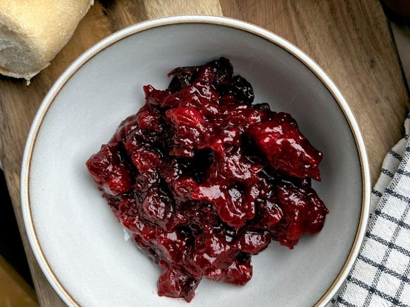 Domowa żurawina do mięsa