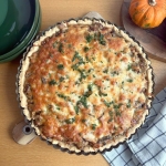 Tarta z grzybami leśnymi