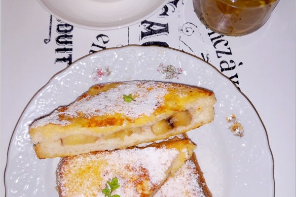 Bananowe tosty we francuskim stylu (na słodko)