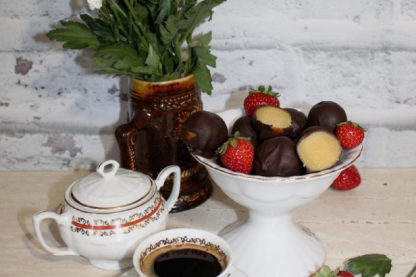 Marcepanowe pralinki