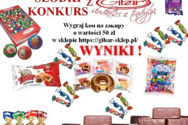 Wyniki słodkiego konkursu z Gibar