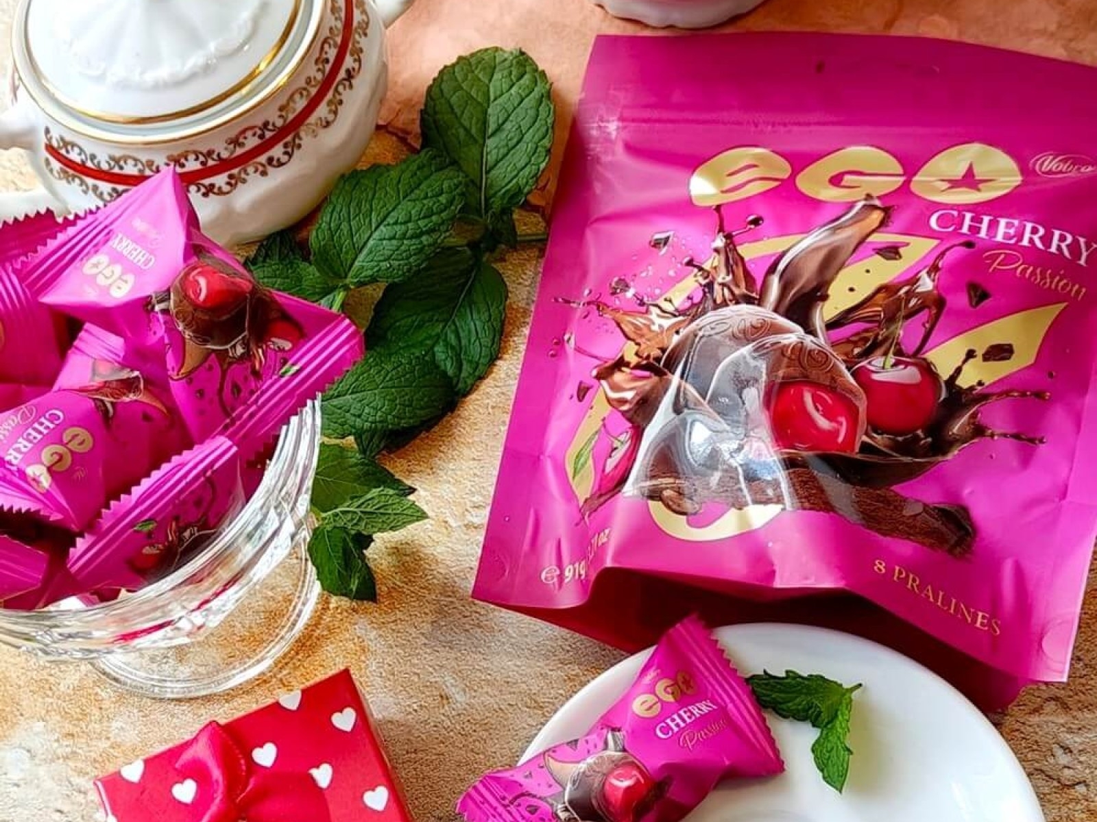 EGO Cherry Passion – wiśniowe praliny od Vobro