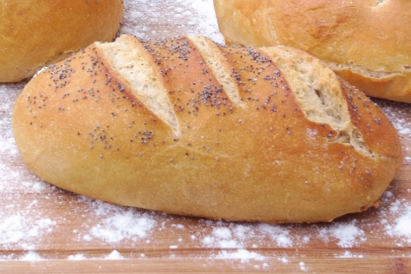 Chleb z mąki Szymanowska-chlebowa  typ 750