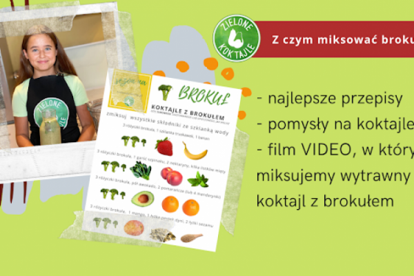 Najlepsze koktajle z brokułami + VIDEO