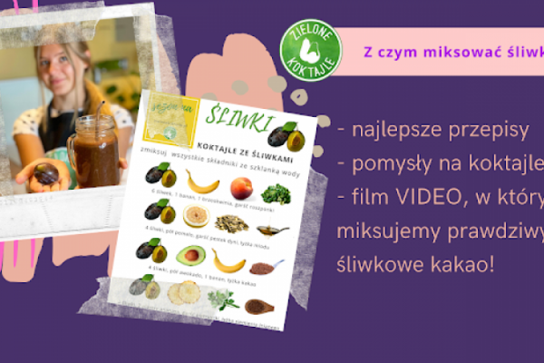 Najlepsze koktajle ze śliwkami + VIDEO