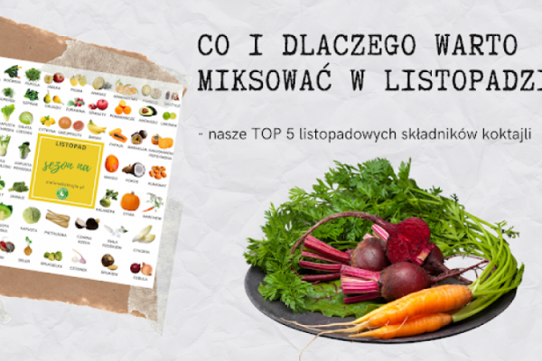 TOP 5 składników do miksowania w listopadzie