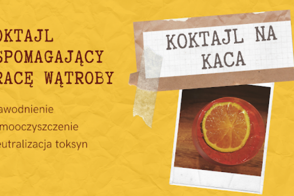 Koktajl idealny na kaca! Wspomoże pracę wątroby, nawodni i dowitaminizuje