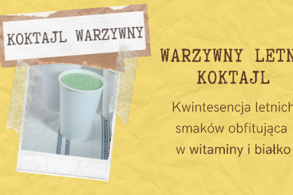 Pyszny letni warzywny koktajl, kwintesencja lata!
