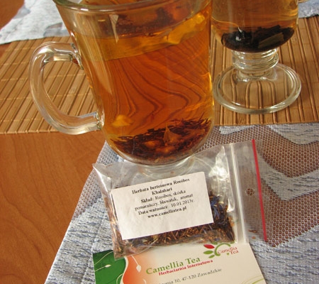 Herbatka bezteinowa rooibos od Camellia Tea