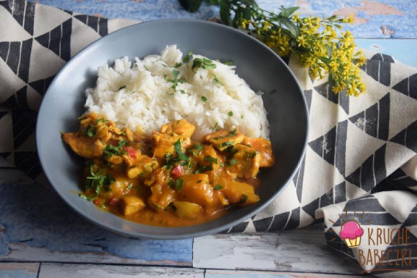 Curry z mango i kurczaka