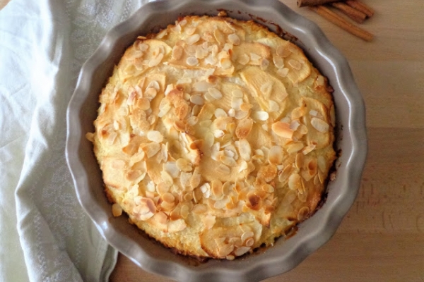 Torcik ryżowo-jabłkowy, bez mąki i masła (Torta di riso e mele, senza farina e burro)