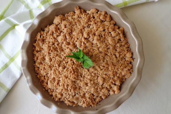 Crumble z cukinią i serem feta (Crumble di zucchine alla feta)   