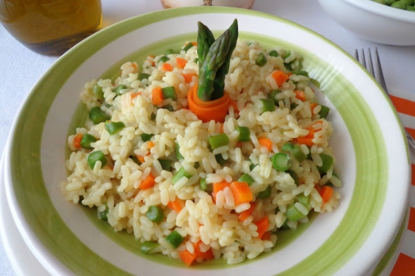 Risotto ze szparagami (Risotto agli asparagi)