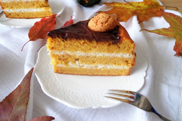 Tort dyniowo-migdałowy (Torta di zucca e mandorle)