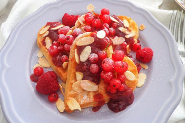 Jogurtowe gofry (Gaufre allo yogurt)
