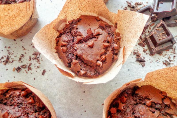 Czekoladowe muffiny z dynią (Muffin di zucca e cioccolato)
