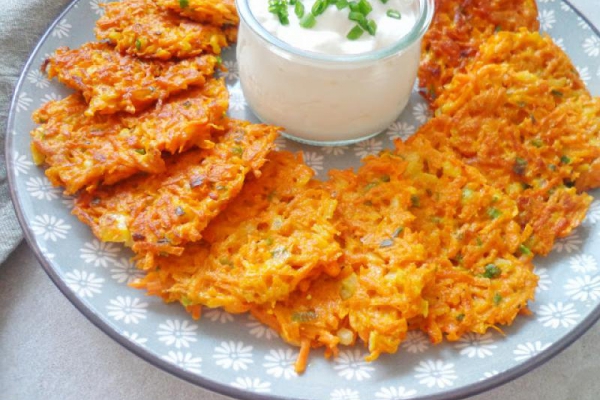 Placki marchewkowe (Frittelle di carote)