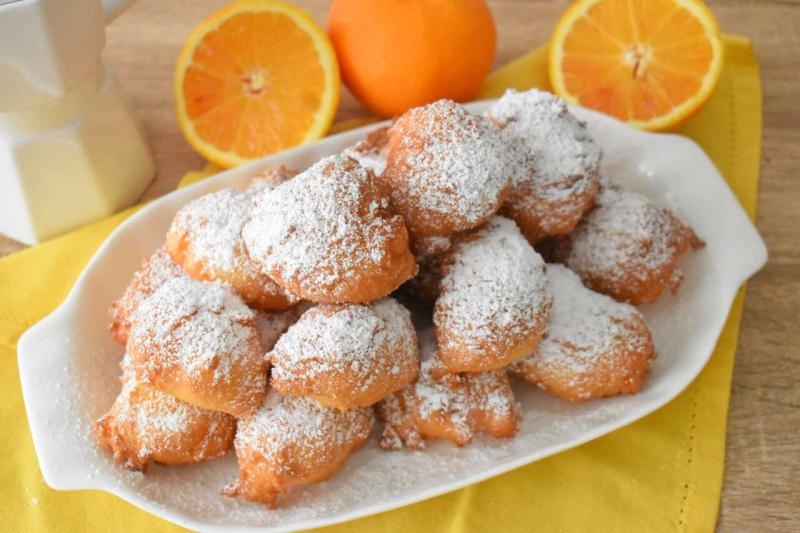 Mini pączki z mascarpone i pomarańczą