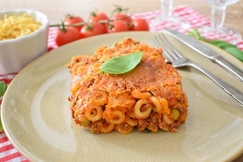 Zapiekanka makaronowa po sycylijsku – „Anelletti al forno”