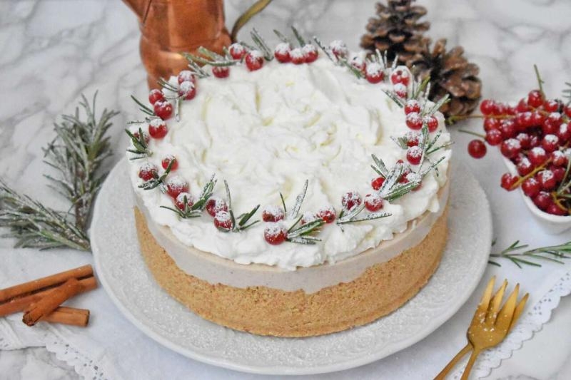 Świąteczny sernik piernikowy na zimno