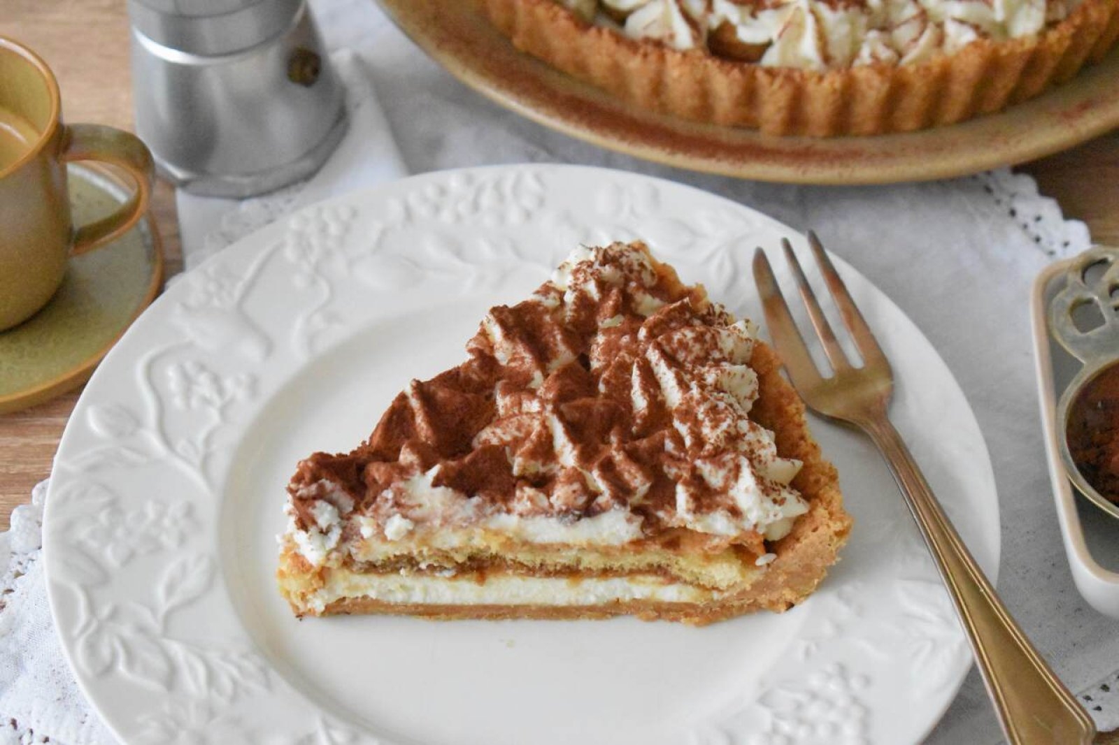 Tarta tiramisù bez pieczenia