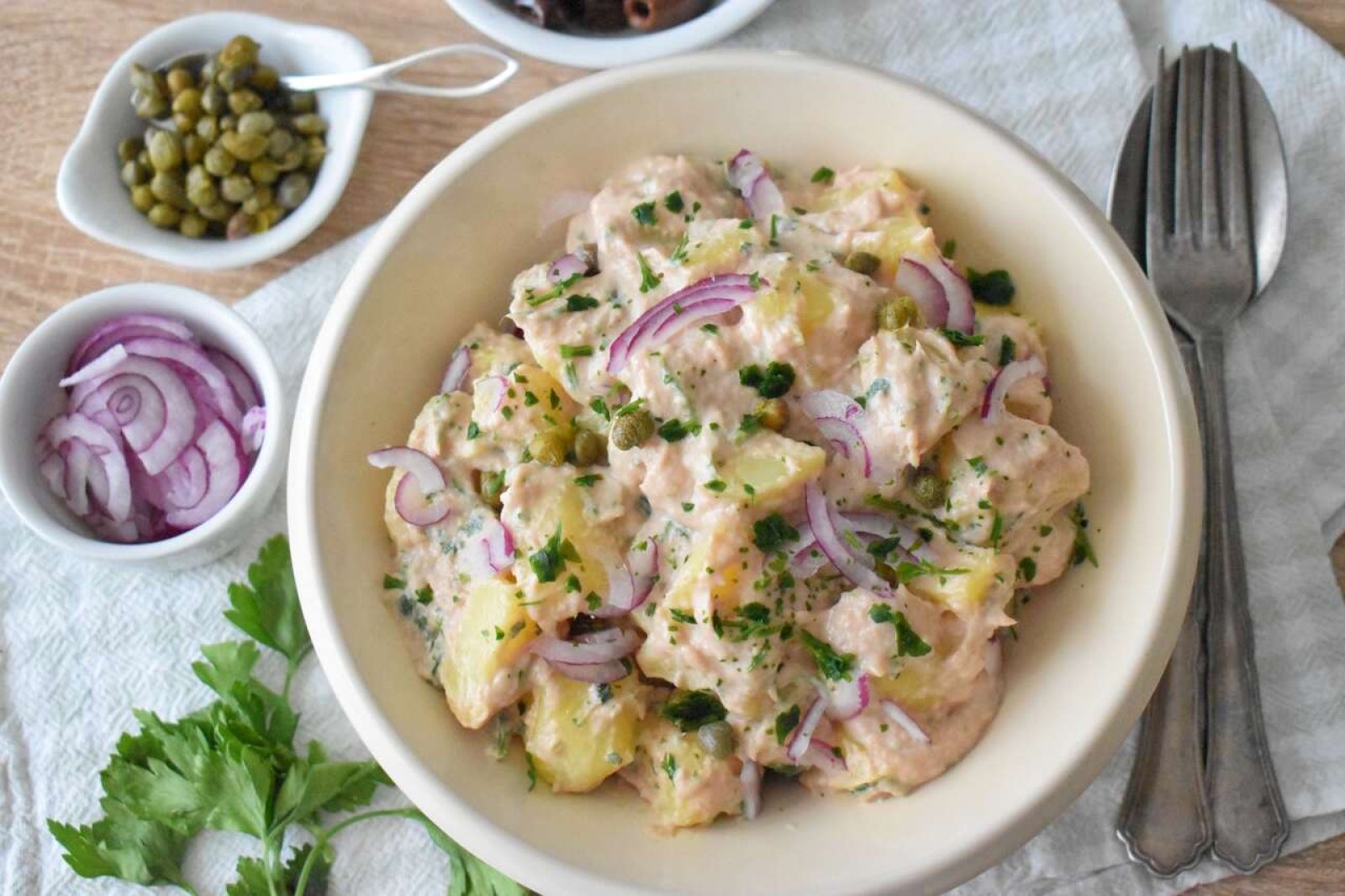 Sałatka ziemniaczana z salsa tonnata