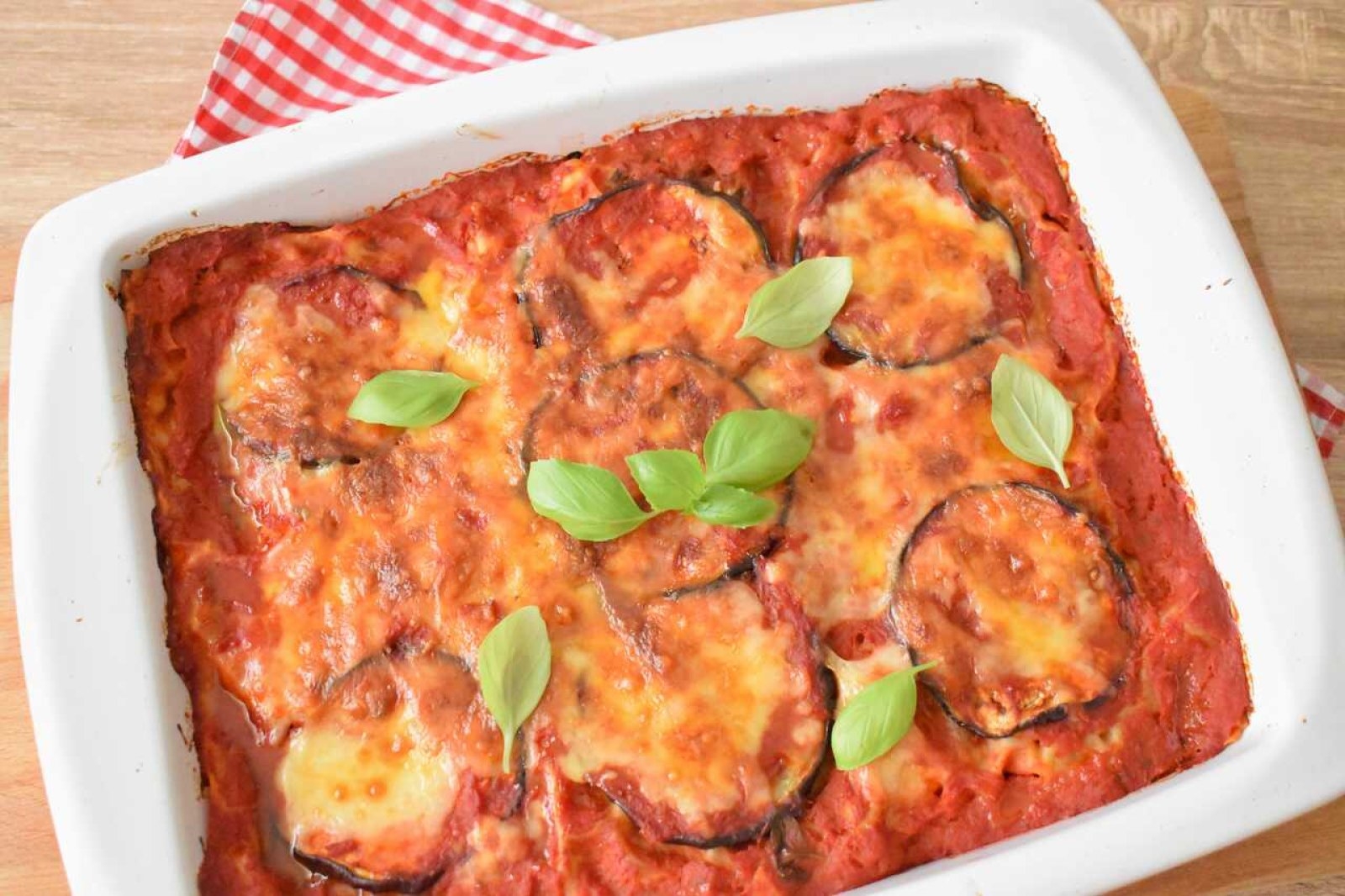 Lasagne z bakłażanem alla parmigiana