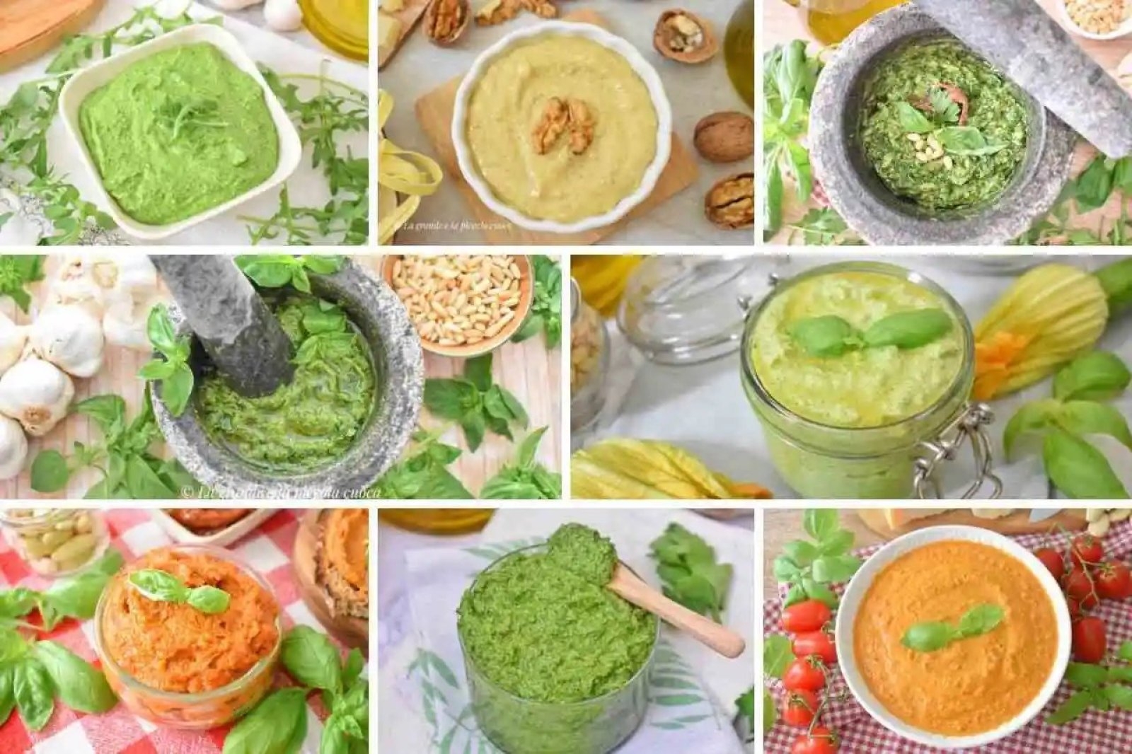 10 przepisów na włoskie pesto do makaronu