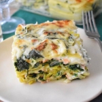 Lasagne z porami,...