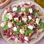 Sałatka z gorgonzolą,...