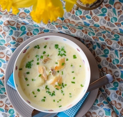 Cullen skink – szkocka zupa z wędzonego łupacza