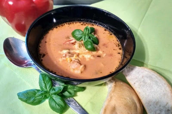Zupa a la pizza.