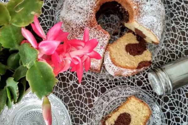 Babka ucierana z nutellą.