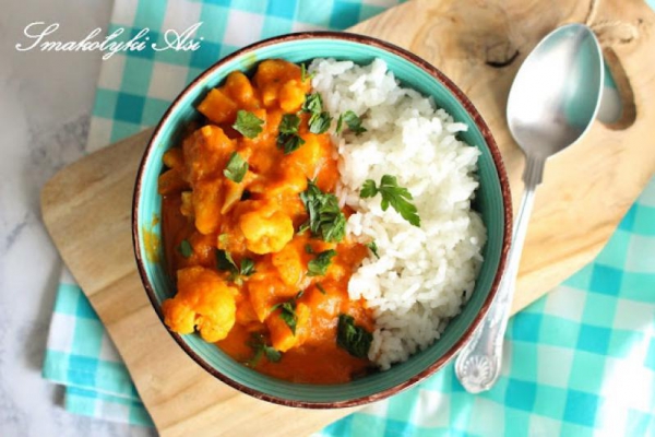 Curry z kalafiora i dyni
