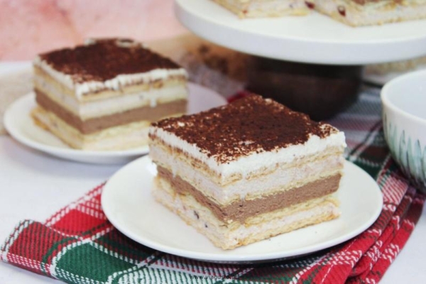 Ciasto bez pieczenia na herbatnikach – idealne na Święta