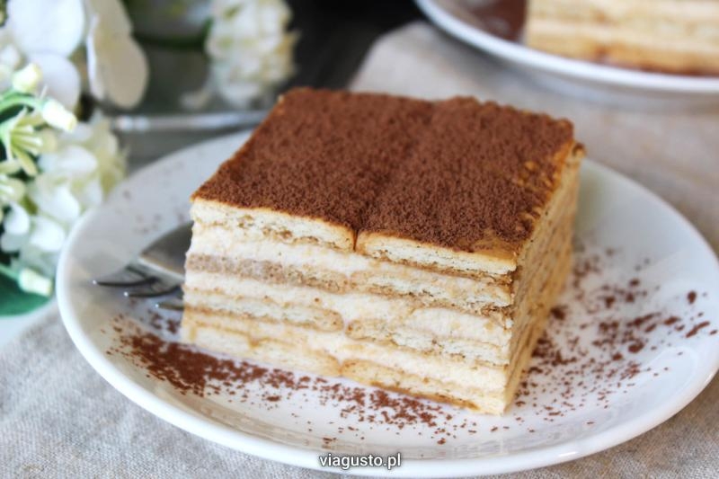Szybkie tiramisu na herbatnikach