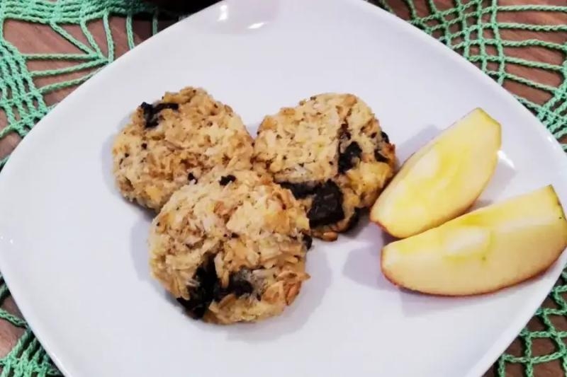 Ciasteczka z musem jabłkowym (bez cukru)