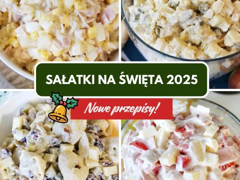 NOWE sałatki na święta 2025