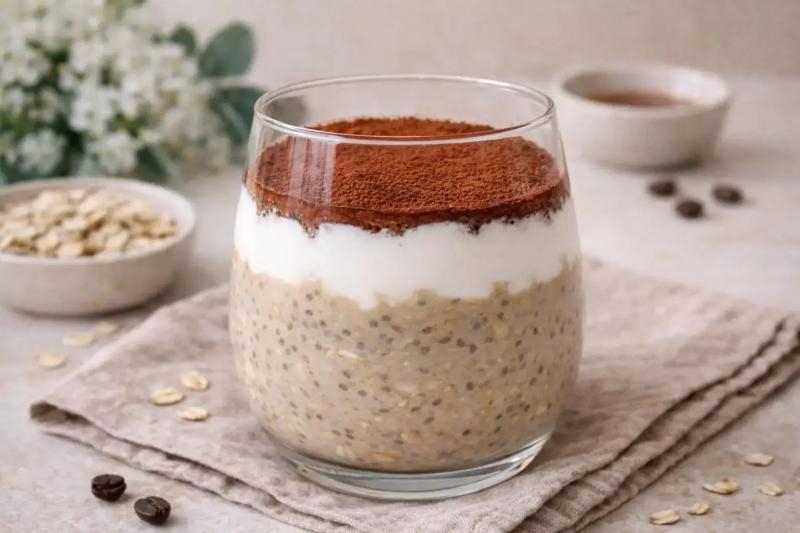 Nocna owsianka TIRAMISU