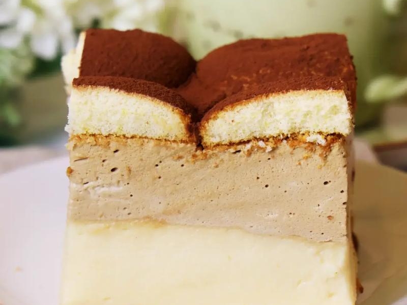 Sernik z kawową pianką