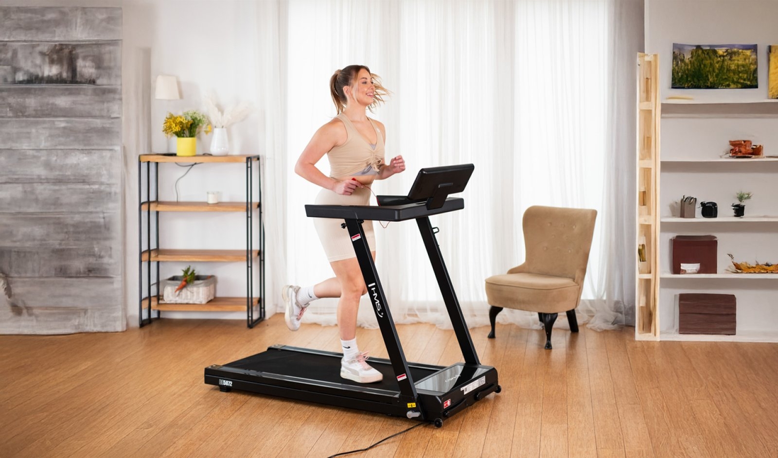 Domowa strefa cardio może być wygodna nawet na niewielkiej przestrzeni